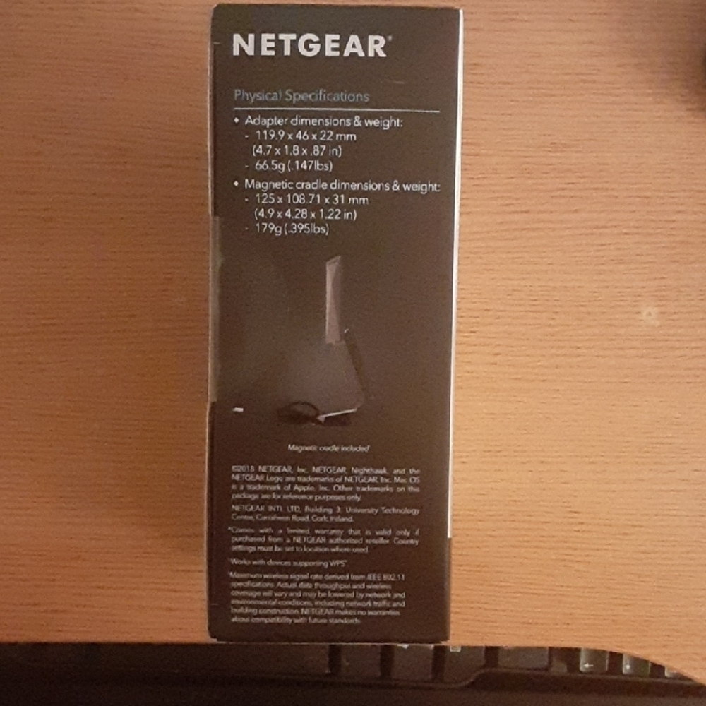 NETGEAR Nighthawk AC1900 WiFi USB Adapter - Black - Picture 5 of 6
